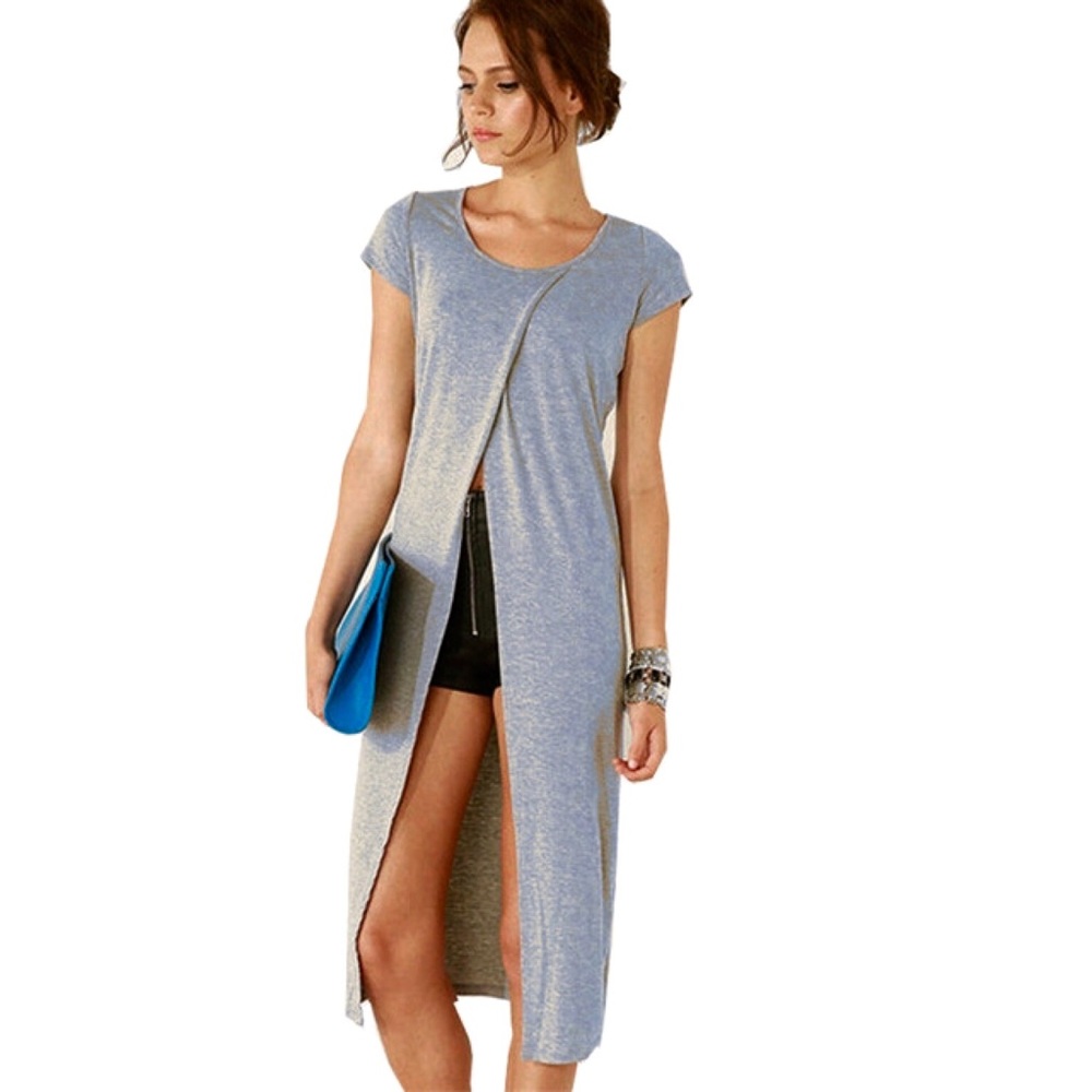 Maxi long pull over